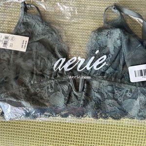 Aerie Bra Size Small Forest Green NWT